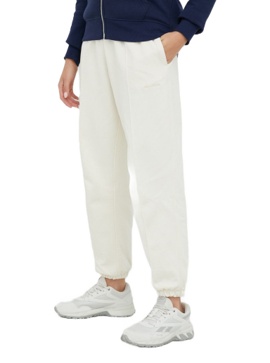 Joggingbukser New Balance Sweatpants Hvid | WP23553GIE