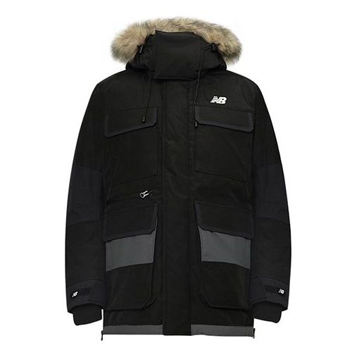 Parka New Balance Cargo Parka Jacket Sort | NP943051-BK