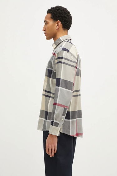 Skjorte Barbour Renford OS Tartan Regular Fit Shirt Beige | MSH5514, 1