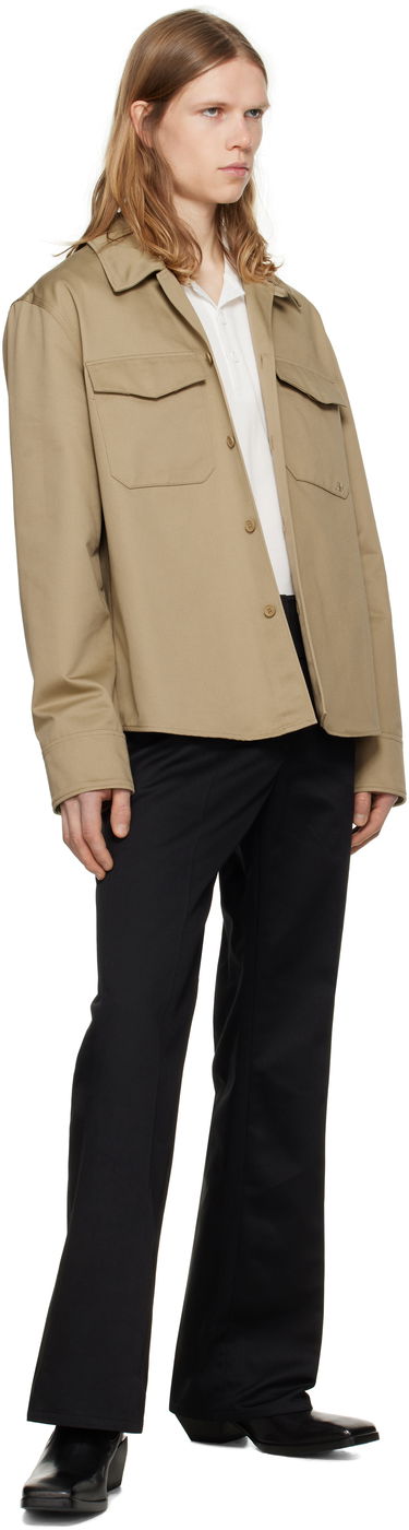Jakke Courrèges Courrèges Utility Overshirt Beige | 125CCH083PL0178, 3