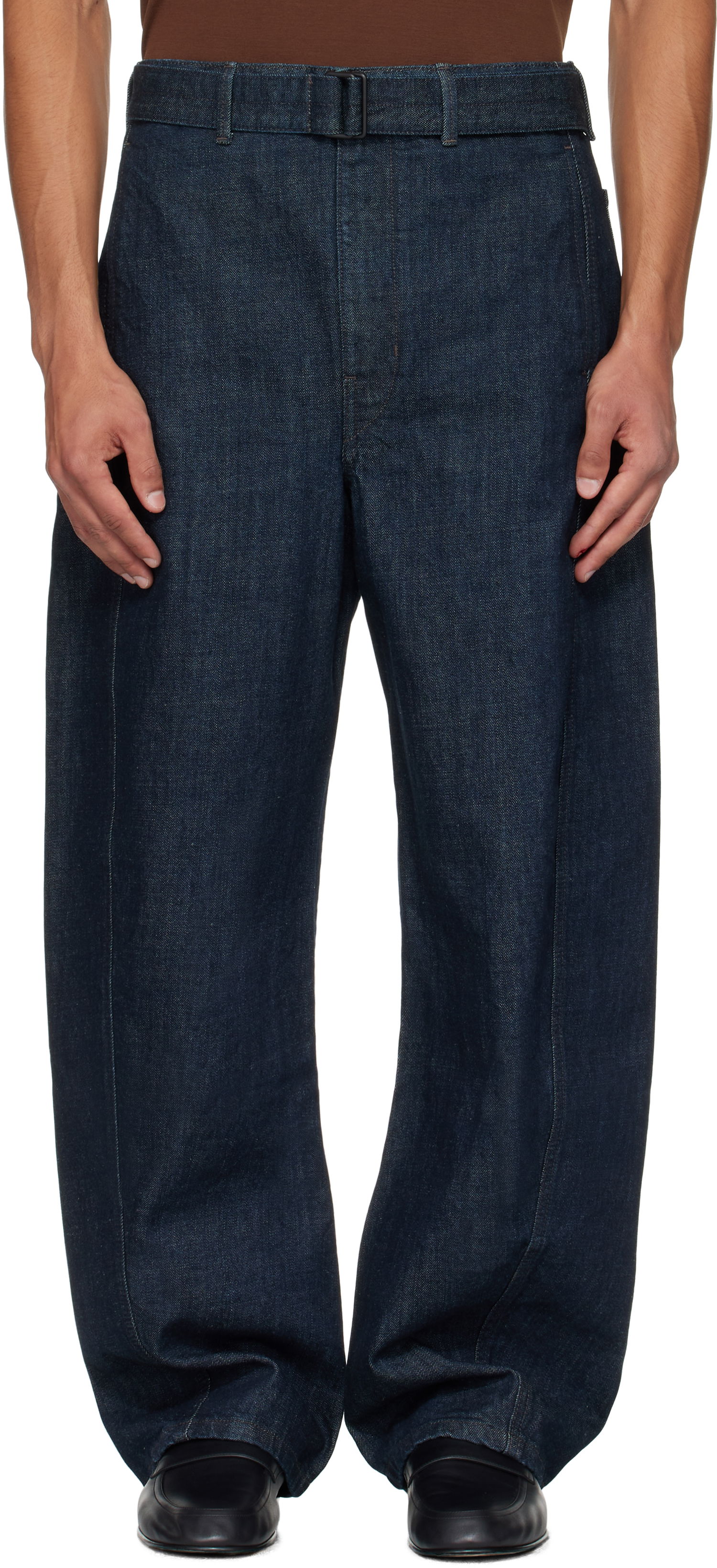 Jeans LEMAIRE Lemaire Twisted Belted Jeans Blå | PA326 LD1056, 0
