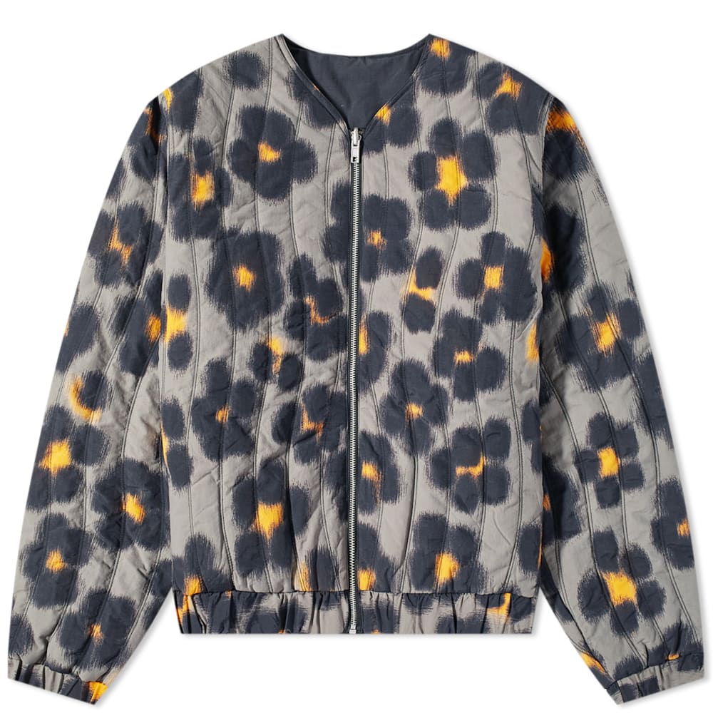 Bomberjakke KENZO PARIS Hana Leo Reversible Pad Bomber Grå | FD55BL1329ND-99J, 0