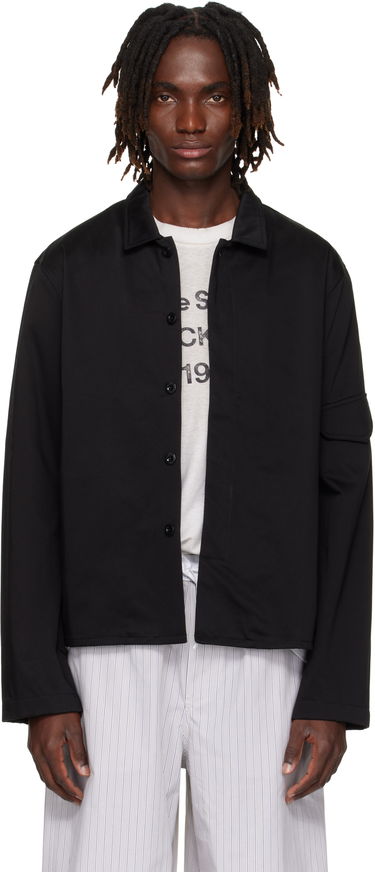 Jakke Acne Studios Acne Studios Satin Jacket Sort | B90833-, 0