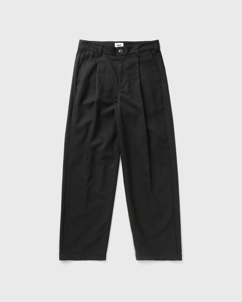 Bukser OBEY Armel Pleated Pant Sort | 142020261-BLK