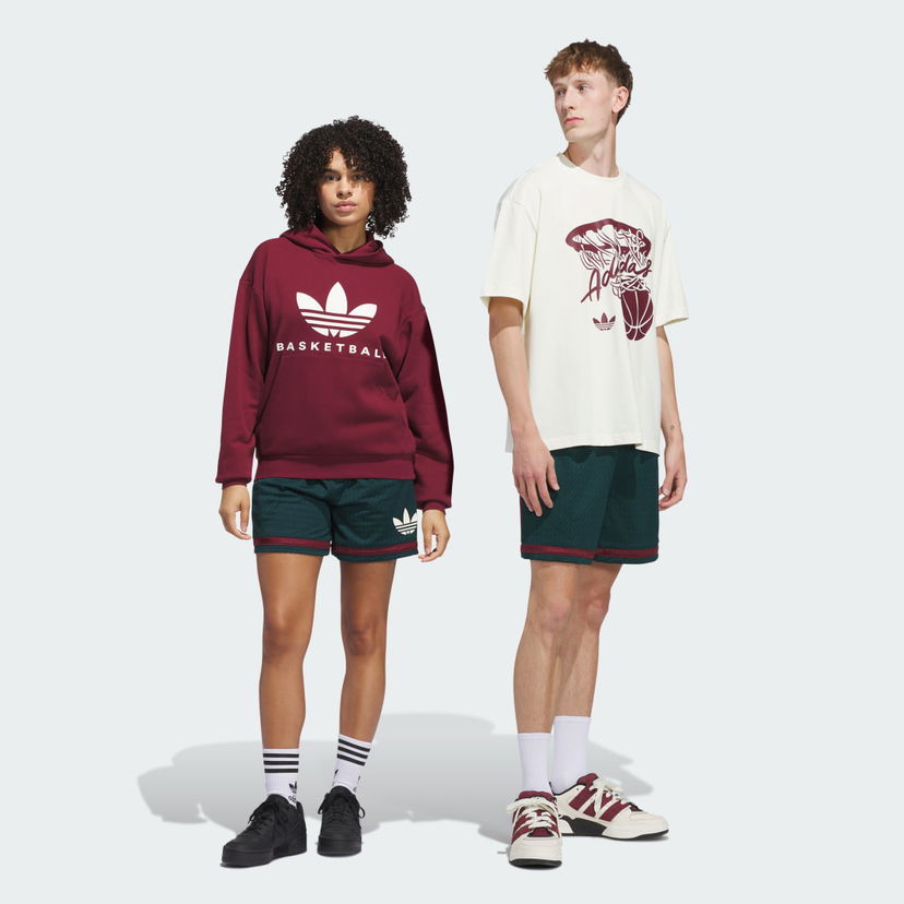 Shorts adidas Originals Originals Basketball Shorts Bourgogne | JN1174