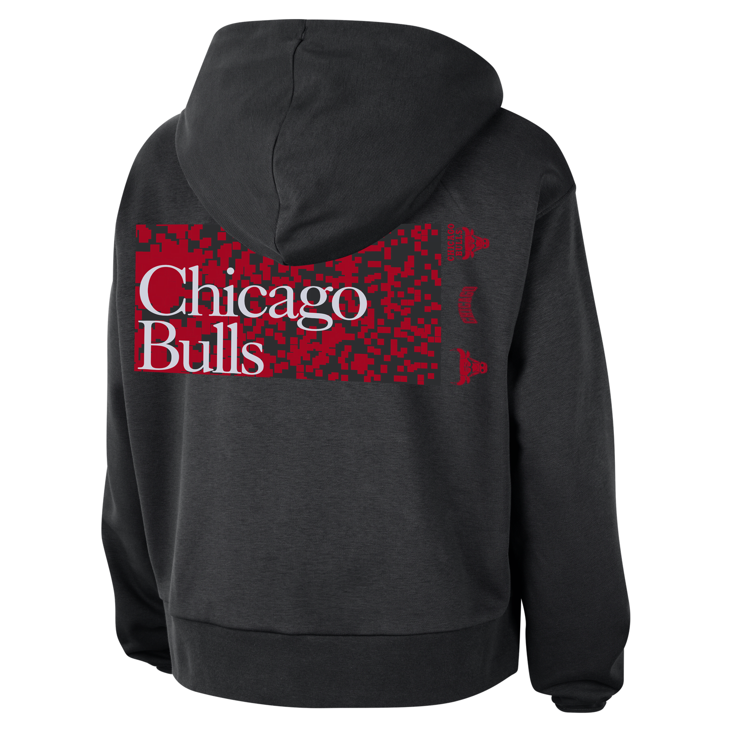 Sweatshirt Nike Dri-FIT NBA Chicago Bulls Standard Issue Hoodie Sort | FD8887-010, 1