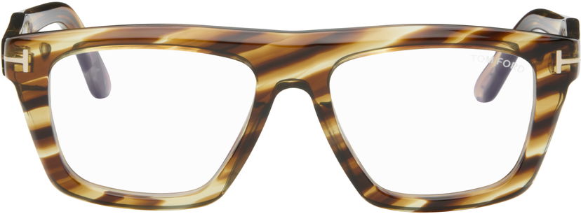 Solbriller Tom Ford Tom Ford FT6059-B Blue Light Glasses Brun | FT6059-B_54055