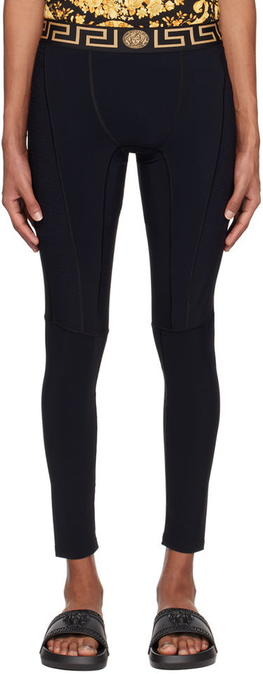Leggings Versace Paneled Lounge Pants Sort | 1008167 1A02322, 0