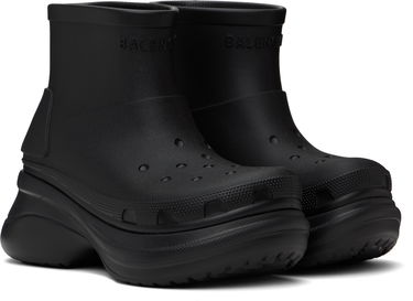 Sneakers og sko Balenciaga Balenciaga Crocs Edition Ankle Boots Sort | 815522 W1S8E, 3