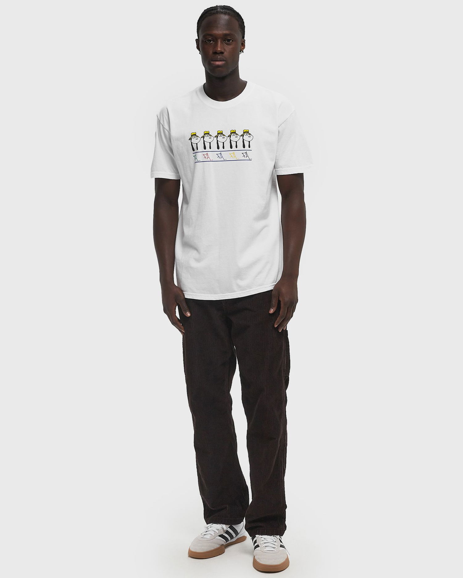 T-shirt Fucking Awesome Spike Repeat Short Sleeve T-Shirt XL Hvid | PN25522-WHITE, 1