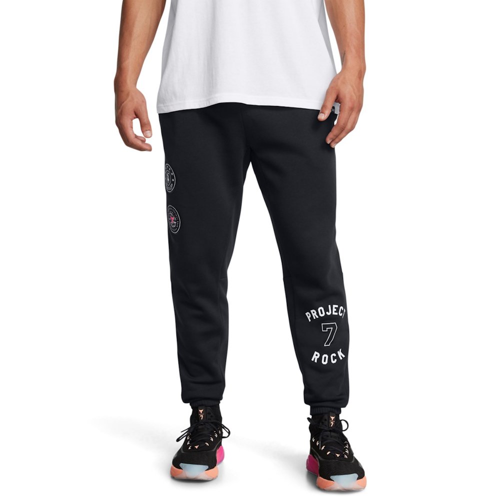Joggingbukser Under Armour Project Rock Pants Sort | 1386883-001, 0