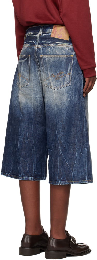 Shorts Martine Rose Martine Rose Zip Denim Shorts Blå | 247WD07515, 2