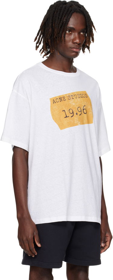 T-shirt Acne Studios Acne Studios 1996 Logo T-Shirt Hvid | CL0355-, 4