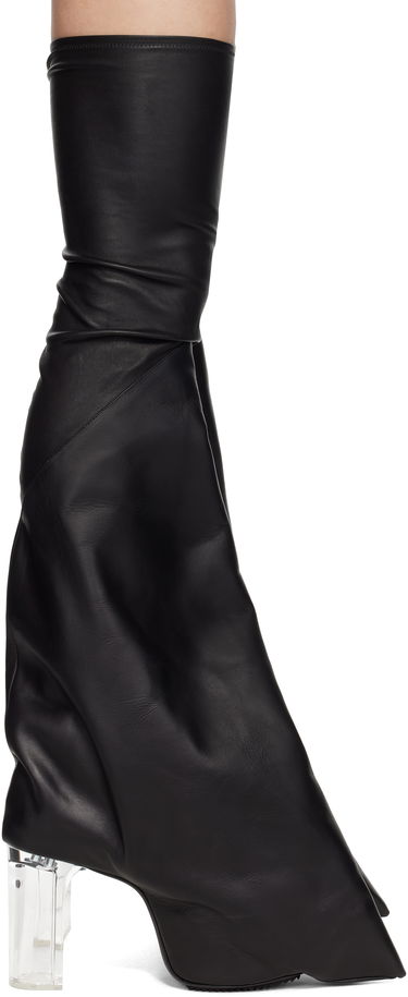 Sokker Rick Owens Rick Owens Hollywood Taco Kiss Tall Boots Sort | RR01E5843 LSLCH0, 0