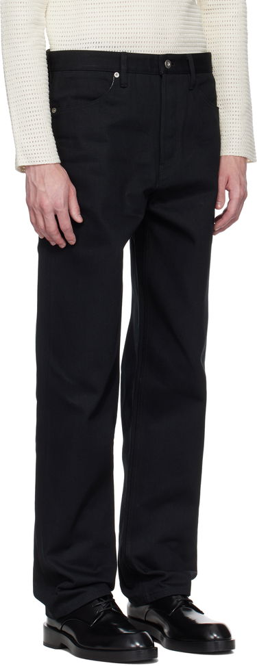 Jeans Jil Sander Jil Sander Regular Fit Jeans Sort | J23KA0101_J45288, 1