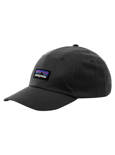 Kasket Patagonia P-6 Label Trad Cap Sort | 38296-BLK