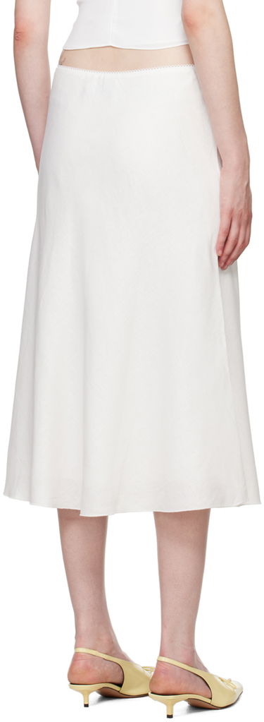 Nederdel GUIZIO Guizio Paloma Midi Skirt Hvid | P24313W085, 2