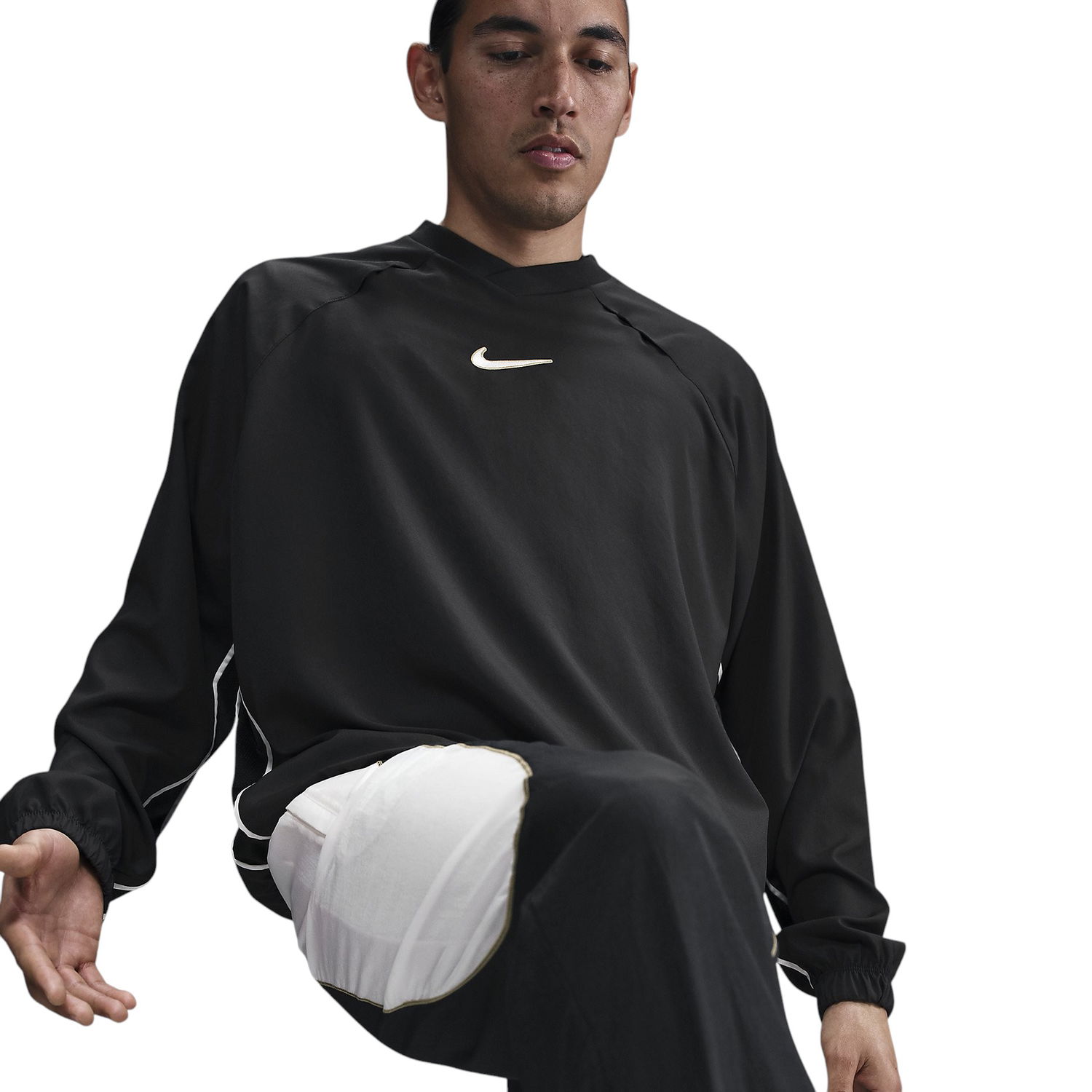 Sweater Nike Nike DF Academy+ Shell Top Long Sleeve Sort | hj4237-010, 1