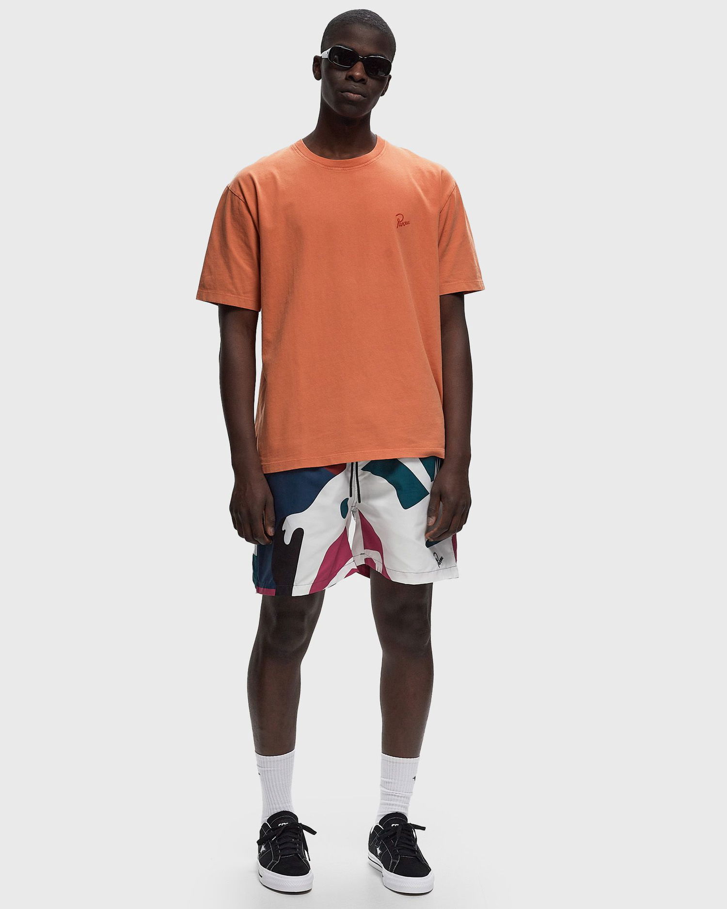 T-shirt By Parra Script Logo T-shirt Orange | 51422, 1