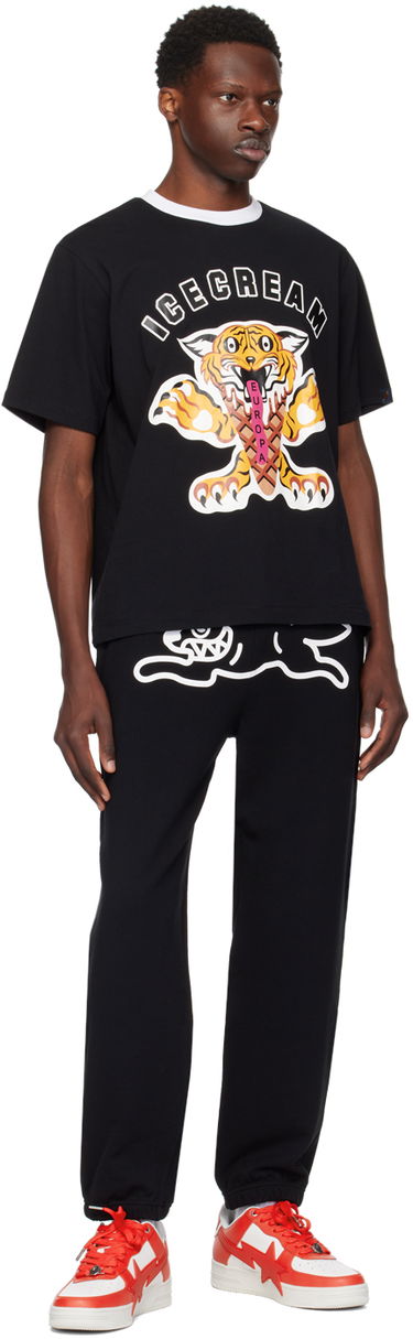 T-shirt BBC IceCream ICECREAM Tiger Graphic T-Shirt Sort | IC24237, 3