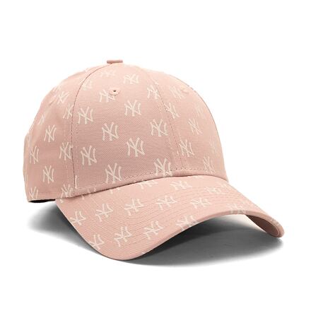 Kasket New Era 9FORTY MLB Monogram New York Yankees Pale Rose Lyserød | 60434993, 0