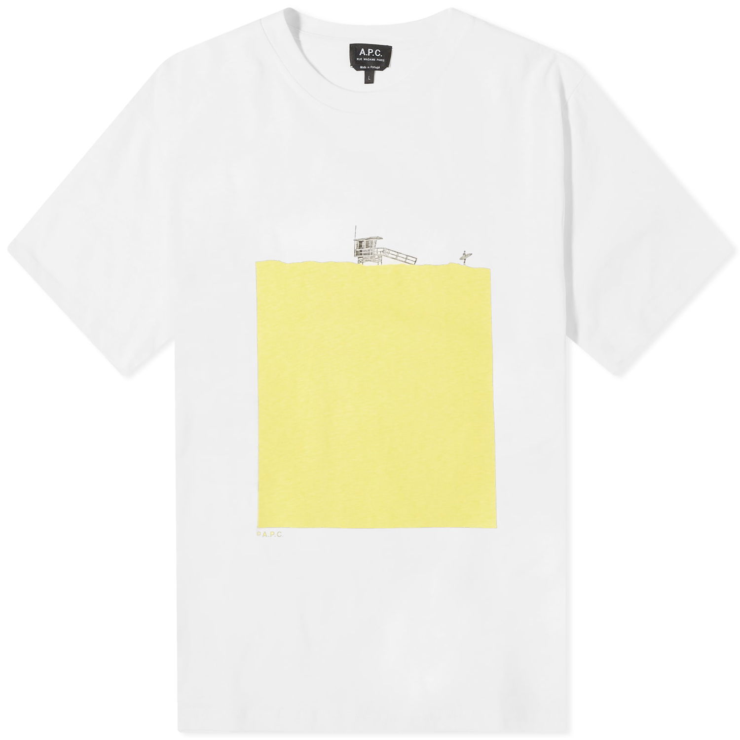 T-shirt A.P.C. Crush T-Shirt Gul | COGCK-H26363-DAA, 0