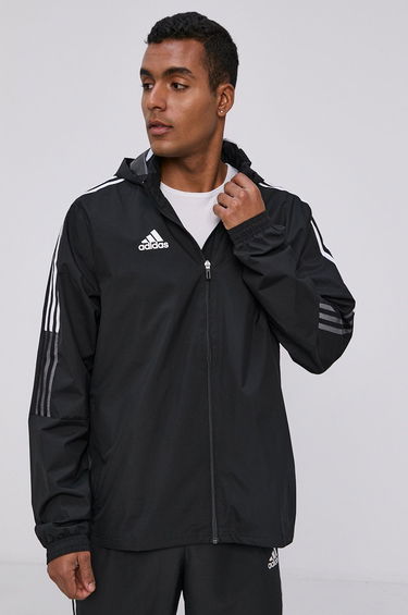 Vindjakke adidas Performance Tiro 21 All-Weather Sort | gh4466, 2