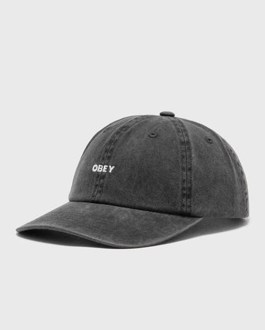 Kasket OBEY Six Panel Pigment Strapback Hat Sort | 100580410-BLK, 2