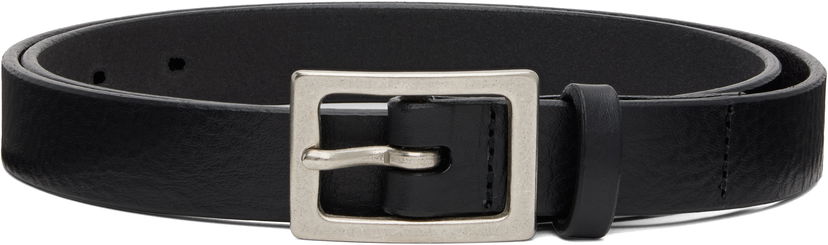 Bælter Neighborhood Neighborhood Narrow Leather Belt Sort | 251PKNH-AC01