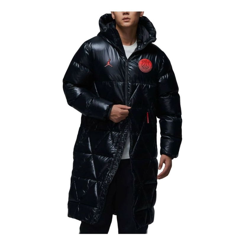 Puffer jakke Jordan Jordan Paris Saint-Germain Loose Parka Sort | FV7743-045