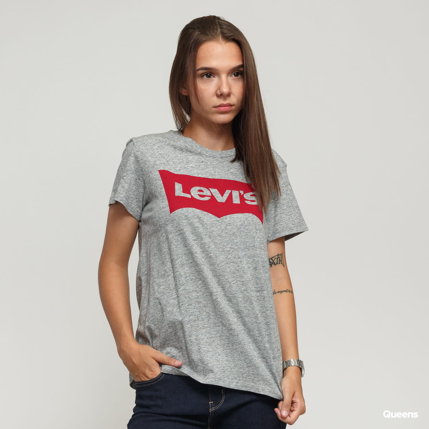 T-shirt Levi's The Perfect Tee Grå | 17369-0263, 0