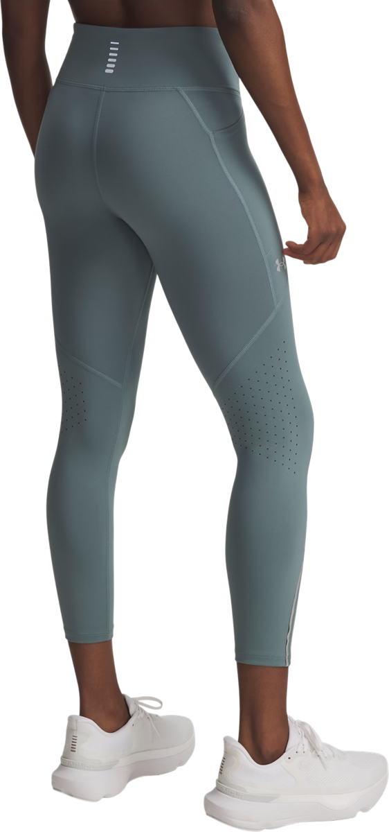 Leggings Under Armour Launch Ankle Tights with Perforated Panels and Reflective Detail Turkis | 1369771-587, 1