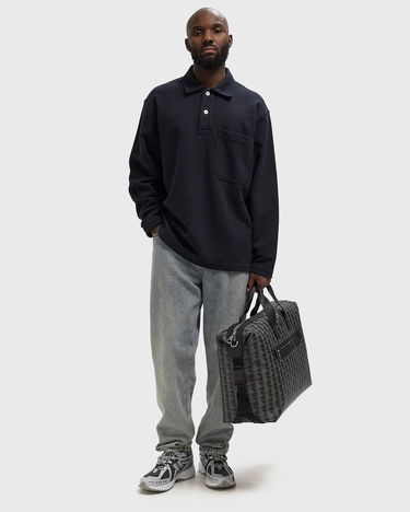 Polo skjorte NORSE PROJECTS Fraser Relaxed Organic Loopback Long Sleeve Polo Mørkeblå | N20-1388-7004, 1