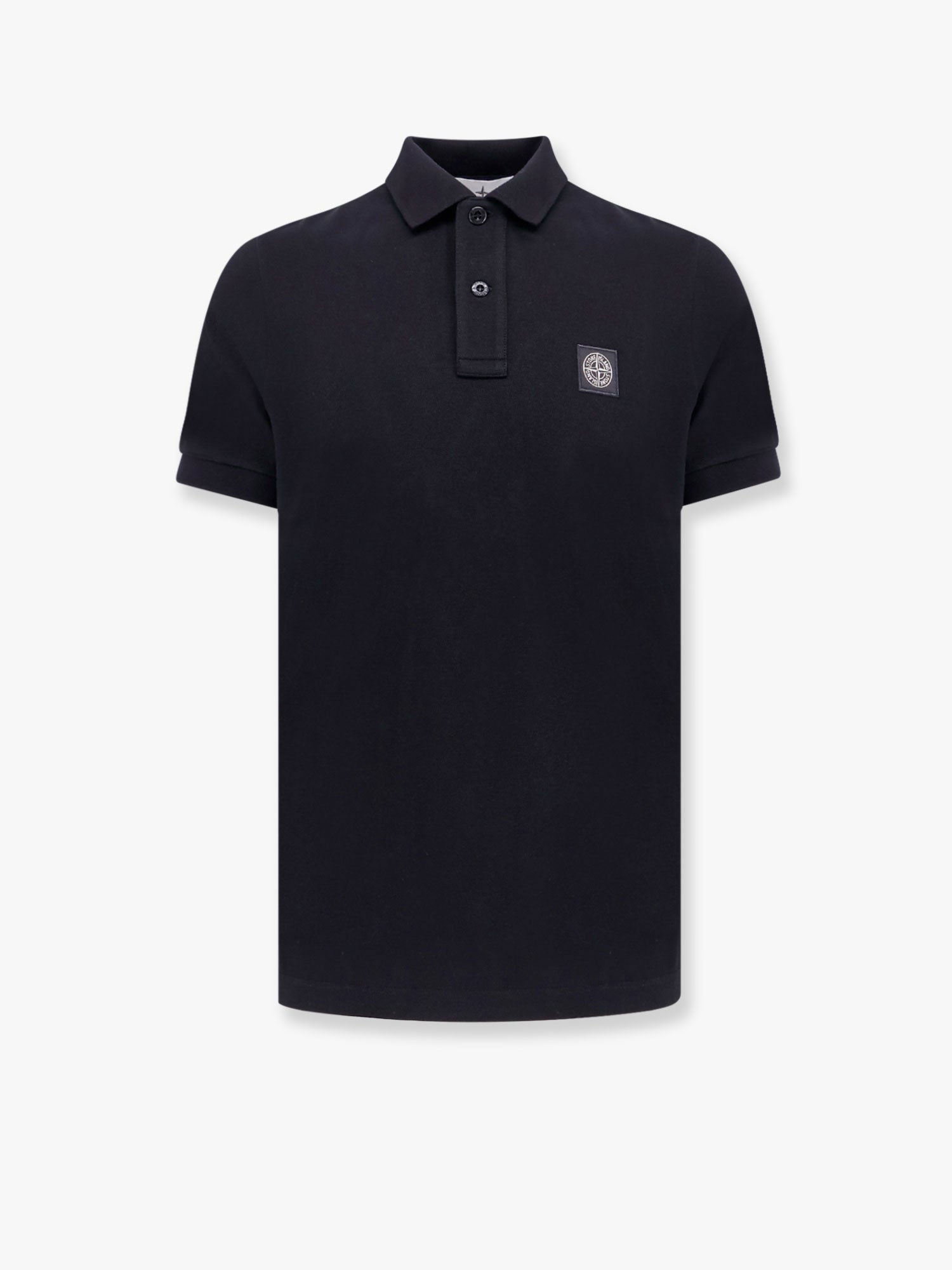 Polo skjorte Stone Island Slim Fit Logo Patch Polo Shirt Mørkeblå | K1S1522002SCS0017V0029, 0