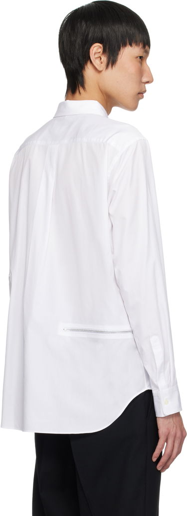 Skjorte Comme des Garçons Homme Deux Cotton Broad Shirt Hvid | DO-B027-051, 2