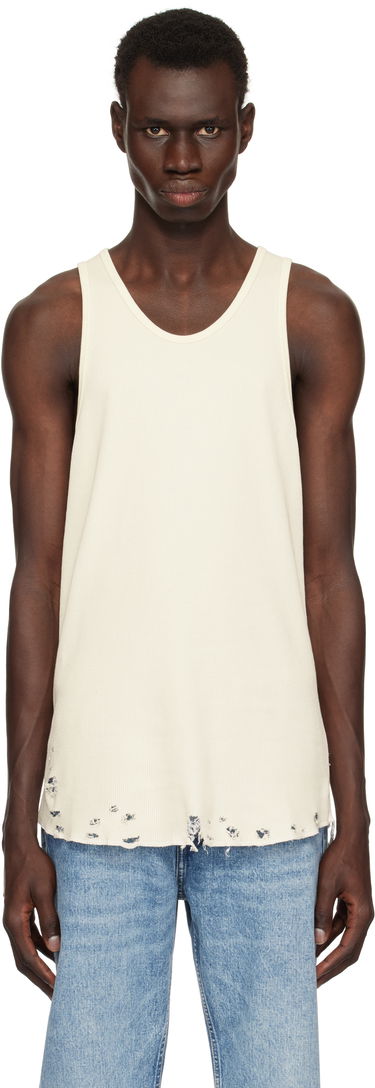 Tanktop John Elliott John Elliott Folsom Thermal Tank Top Hvid | A066M66905A, 0