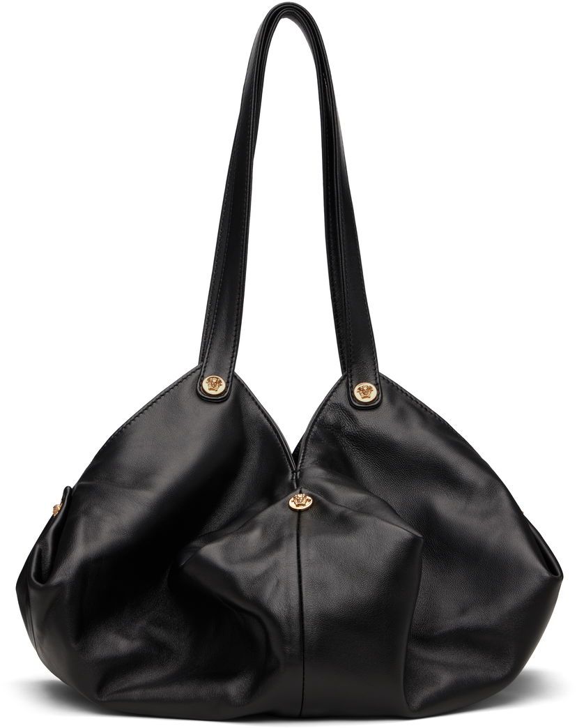 Skuldertaske Versace Versace Protea Shoulder Bag Sort | 1014315_1A11782