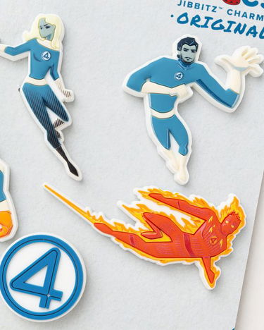 Tilbehør Crocs Marvel Fantastic 4 First Steps Jibbitz Charms 5 Pack Flerfarvet | 10015924, 1