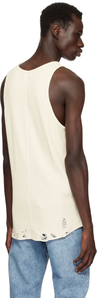 Tanktop John Elliott John Elliott Folsom Thermal Tank Top Hvid | A066M66905A, 2