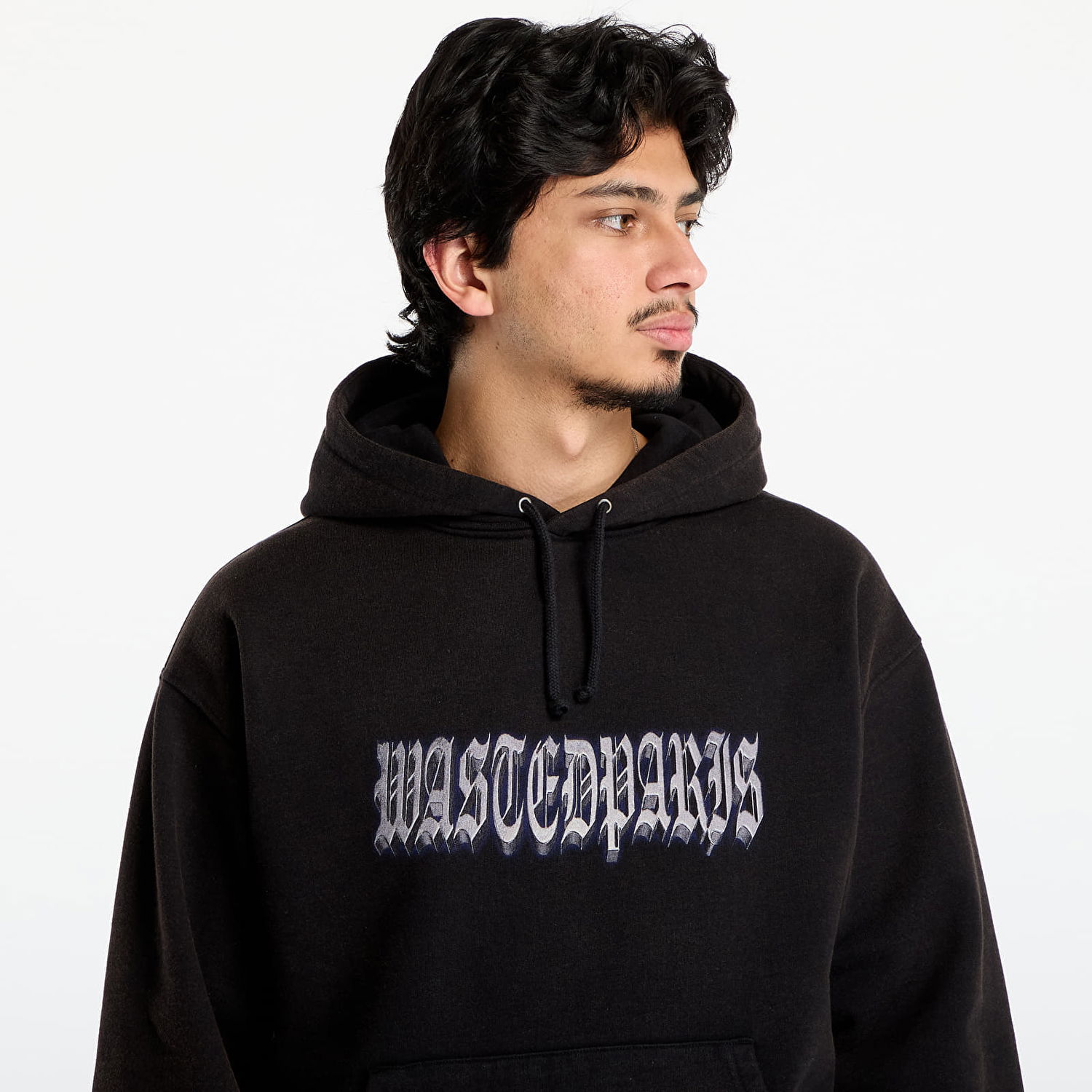 Sweatshirt Wasted Paris Wasted Paris M Run Hoodie Sort | WP_000326, 1