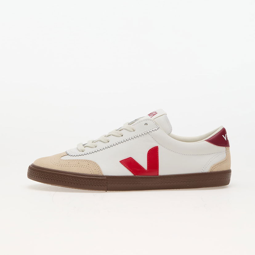 Sneakers og sko Veja Volley White Pekin Bark Hvid | VO2003533B