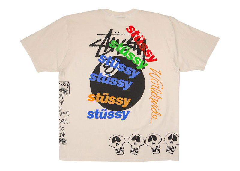 T-shirt Stüssy Stussy Graphic Print T-Shirt Beige | 1904915_NATL