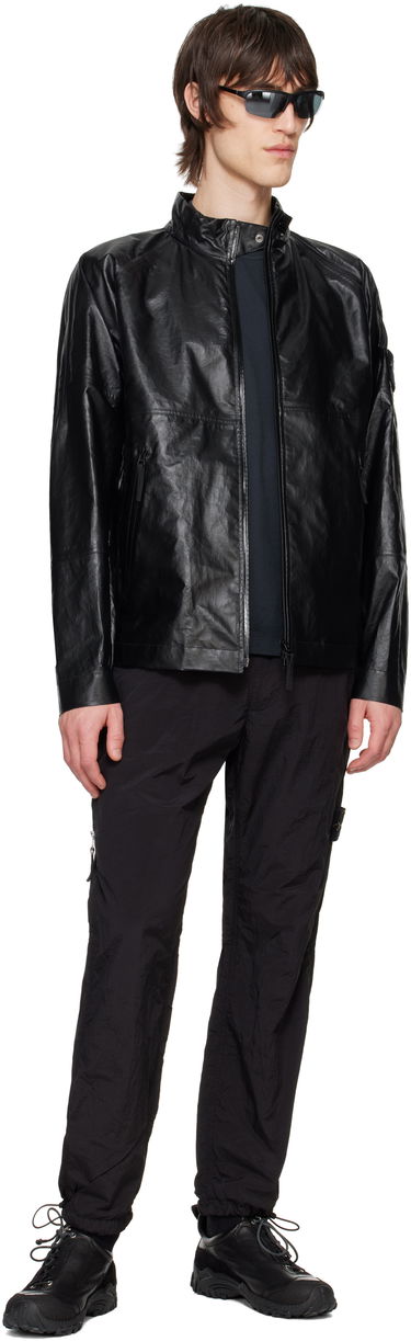 Joggingbukser Stone Island Stone Island Regenerated Nylon Metal ECONYL Sweatpants Sort | K1S15 3100005 S0019, 4