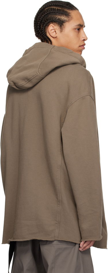 Sweatshirt Rick Owens Rick Owens DRKSHDW Hollywood Peter Zip-Up Hoodie Brun | DU01E3289 F, 2