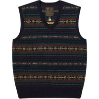 Sweater Polo by Ralph Lauren Fair Isle Knit Vest Mørkeblå | 710917336001, 1