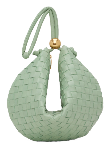Håndtaske Bottega Veneta Medium Turn Pouch Grøn | 701024 V1W51