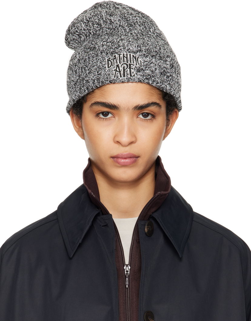 Beanie BAPE BAPE Gradient Knit Beanie Grå | 001HTK801307M