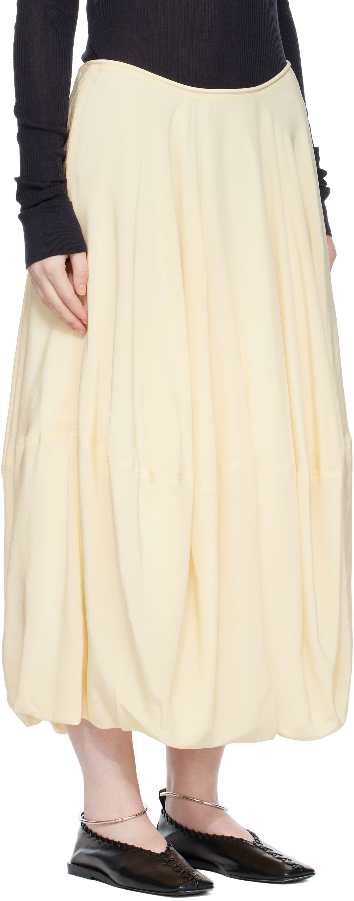 Nederdel LEMAIRE Balloon Maxi Skirt Gul | SK1053 LF1446, 1