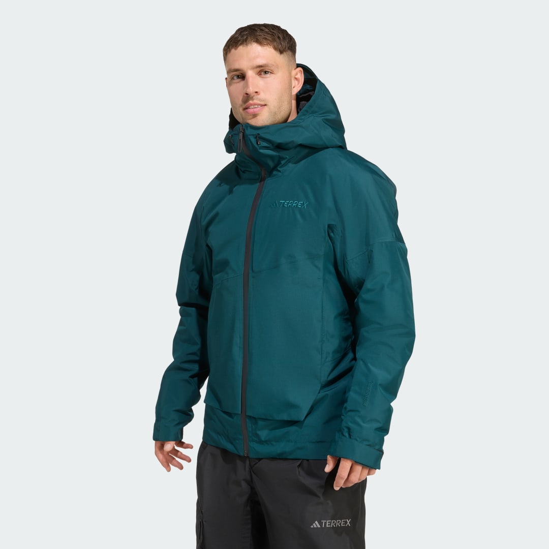 Jakke adidas Performance Terrex Xploric 2 Layer Insulated CLIMAPROOF Jacket Grøn | JN3096, 0