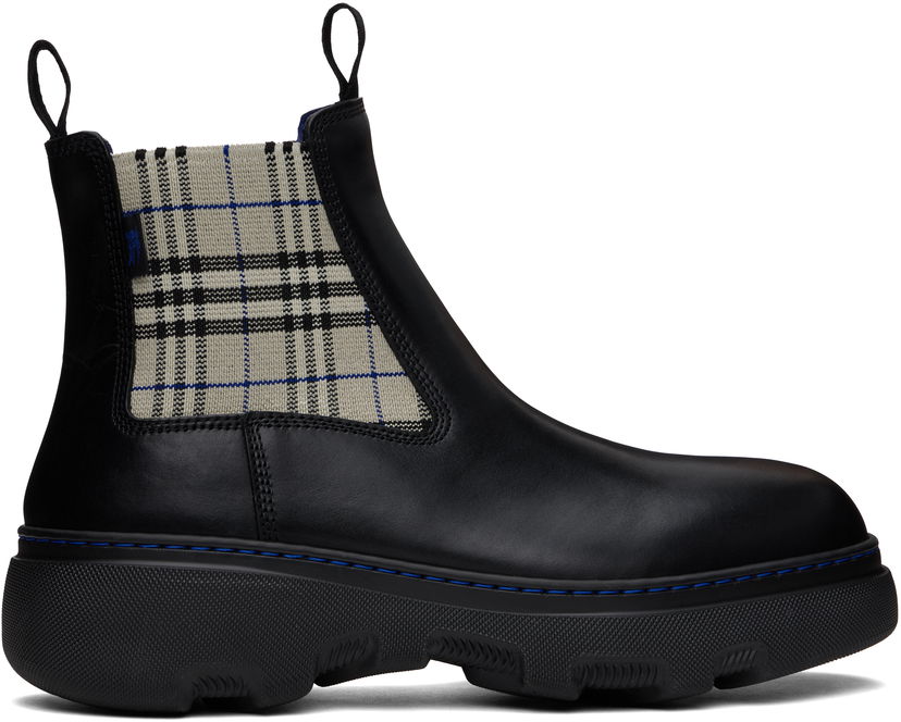 Sneakers og sko Burberry Burberry Creeper Low Chelsea Boots Sort | 8102718